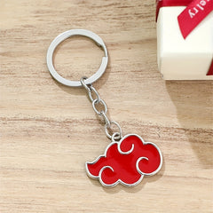 Personality Red Cloud Keychain Car Bag Pendant