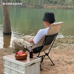 Ultralight Folding Moon Chair for Camping and Fishing