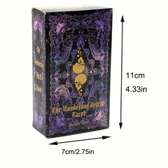 Wandering Spirit Gothic Dark Tarot Mini Cards with QRCode Guidebook