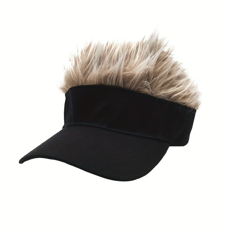 Light Board Wig Baseball Cap Men's Sun Visor