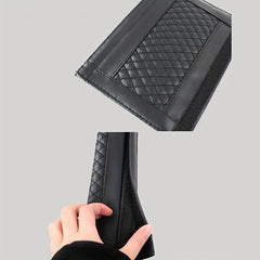 Leather Seat Belt Pads for Comfortable Driving
