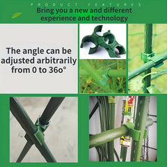 50pcs Rotatable Garden Buckle Plant Bracket for Climbing Frames
