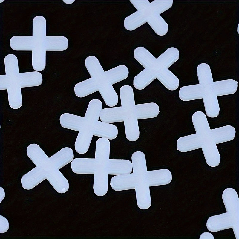 100pcs Tile Seam Positioning Cross Plastic Leveler Cross Clip