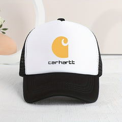 Kids Mesh Print Baseball Cap Sunshade Breathable Trucker Hat for Boys & Girls