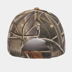 Deer Embroidery Camo Baseball Cap Outdoor Fishing Sunscreen Peaked Cap