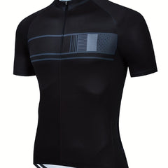 Men's Solid Cycling Jersey Long Sleeve Active Shirt
