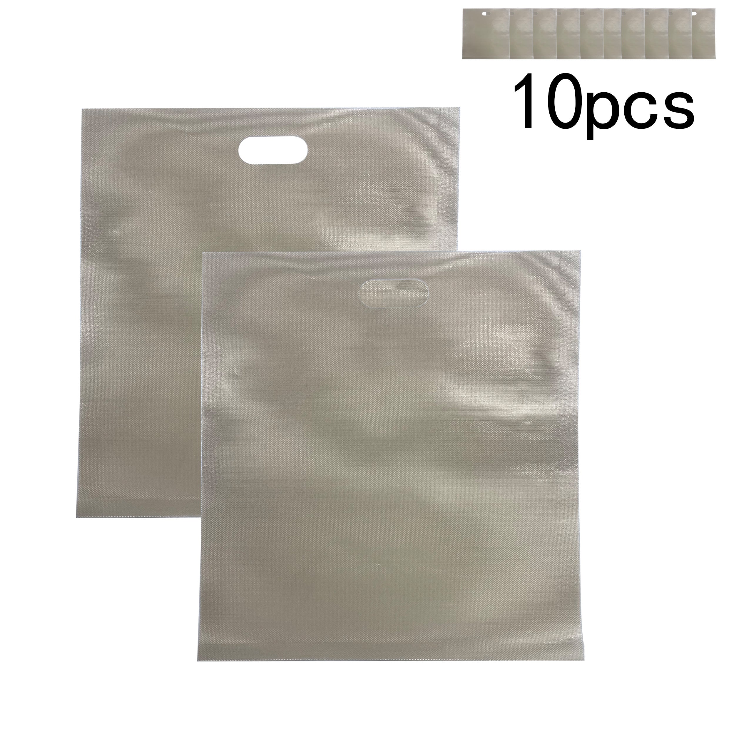 5/10 Pack Non-Stick Reusable Toast Bags Heat Resistant Easy to Clean