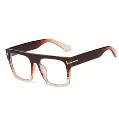 Anti Light Square Men's Glasses Protective Glasses For Reading