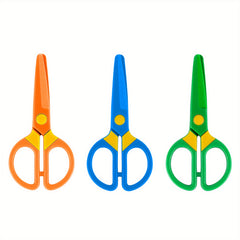 Colorful Labor-saving Safety Scissors for Students DIY Paper Cutting