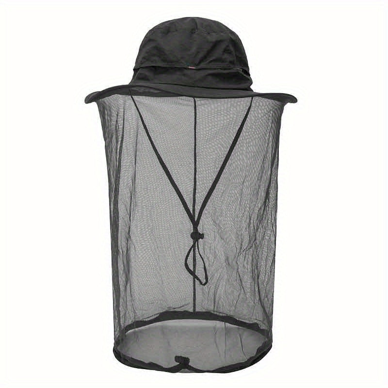 Sunscreen Bucket Hat with Veil Mosquito Insect Repellent for Outdoor Activities