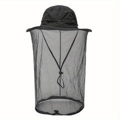 Sunscreen Bucket Hat with Veil Mosquito Insect Repellent for Outdoor Activities