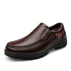 Men's Plush Slip On Sneakers Outdoor Shoes for Hiking