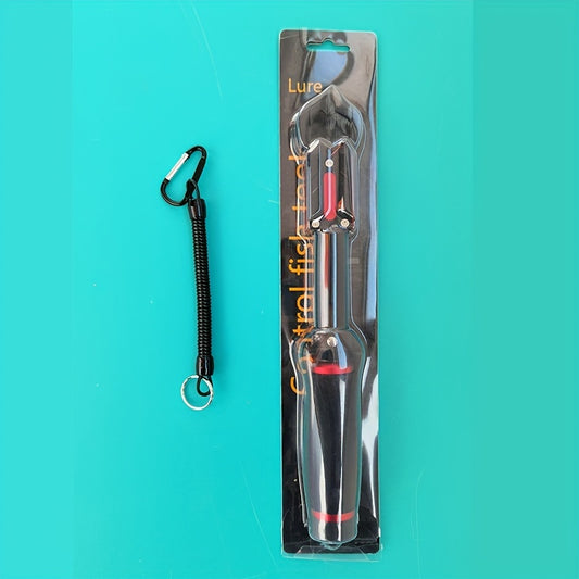Fish Lip Gripper With Scale 36kg Max Weight Anti-corrosion Saltwater Fishing