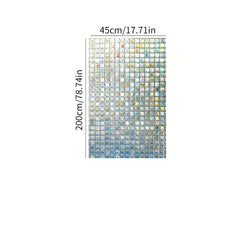 Frosted Privacy Window Film for Glass Doors - Decorative Window Stickers
