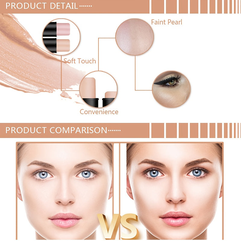 3D Highlighter Contouring Shadow Stick & Silkworm Pen for Holidays Makeup