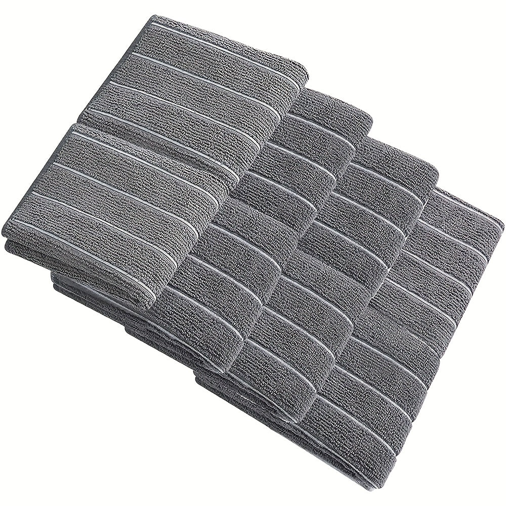 12pcs Square Dish Towels Cleaning Cloth Antibacterial Washable Kitchen Stuff