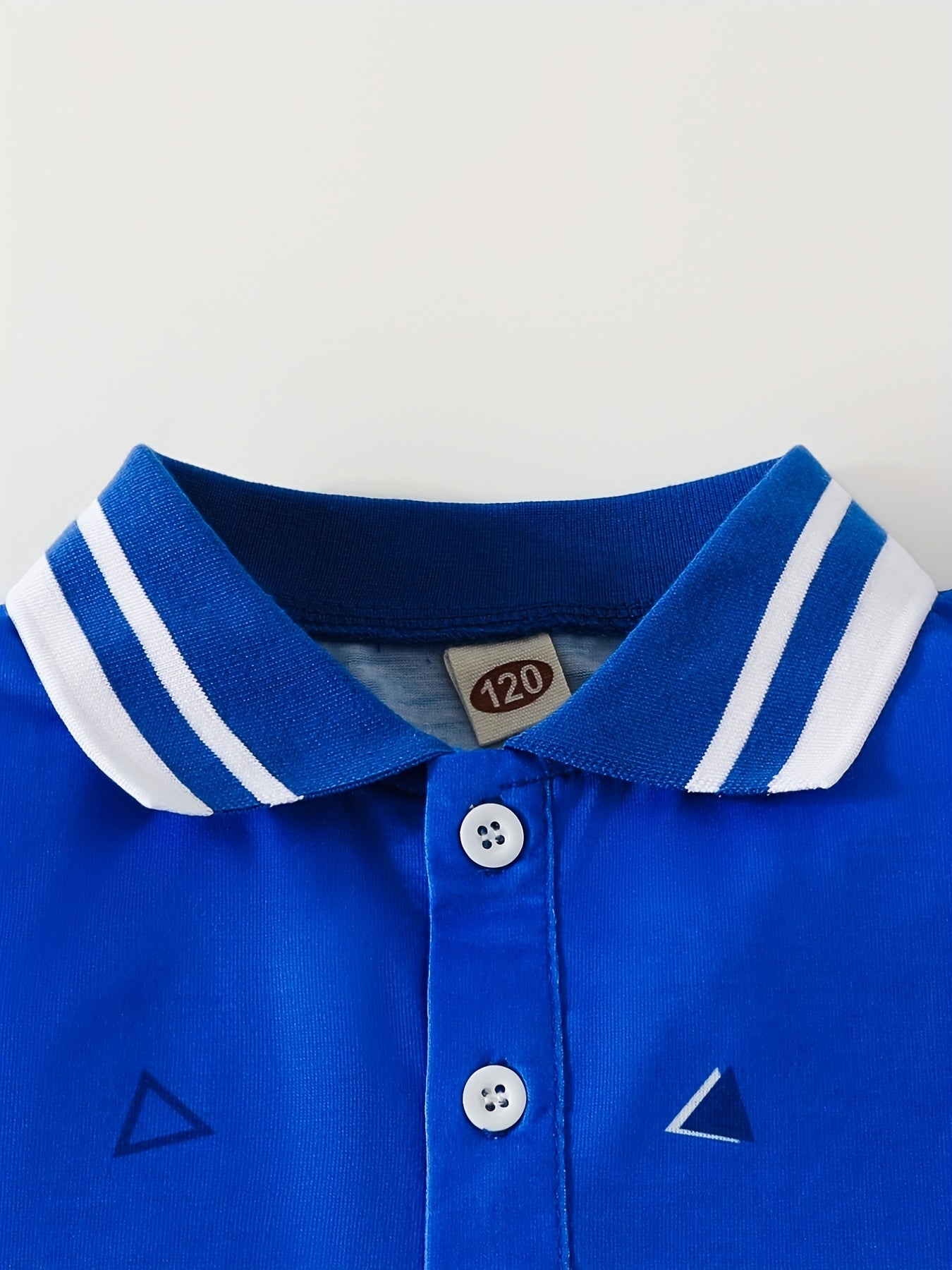 Stylish Triangle Pattern Boys Shirt for Summer Adventures