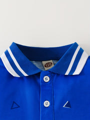 Stylish Triangle Pattern Boys Shirt for Summer Adventures