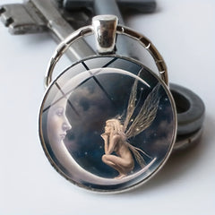 Enamel Keychain Pendant Girls' Jewelry Gift for Daughter