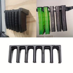 ABS 6X Standard PMAG Wall Mount Magazine Rack Family Storage