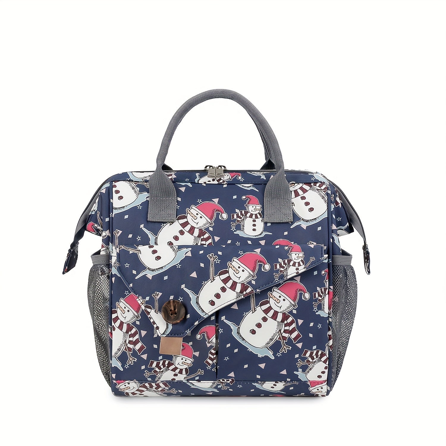 Animal Print Diaper Bag Durable Polyester for Moms on the Go