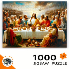 Last Supper Puzzle - Religious Wall Decor - Intermediate Challenge
