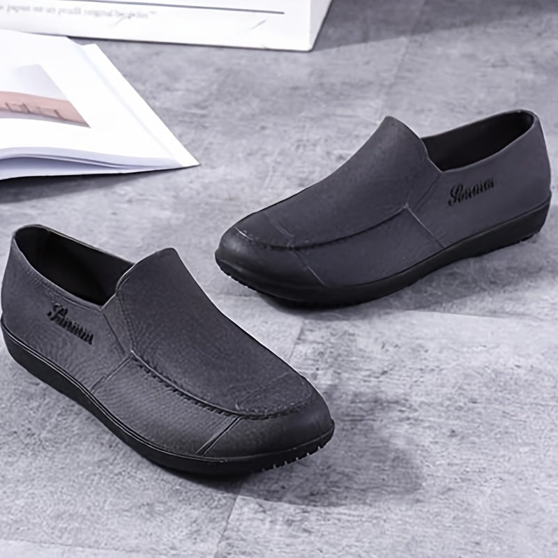 Men's Waterproof Non-slip Rain Shoes for Outdoor Work