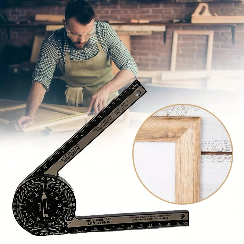 Precision Miter Angle Finder Protractor for Carpenter Plumber
