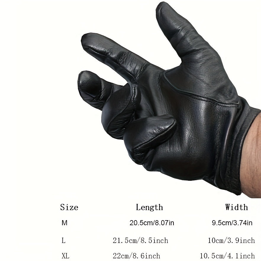 Winter Warm Fishing Gloves Leather Gloves For Outdoor Activities