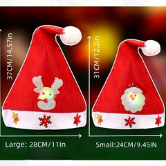Classic Christmas Hat Snowman Elk Santa Decors Halloween Cosplay Props