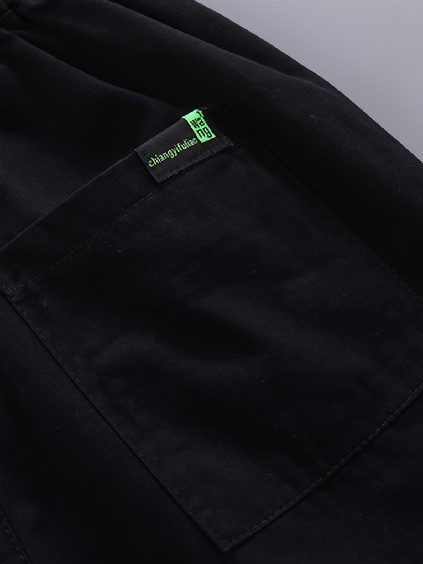 Boys Elastic Waist Cropped Cargo Pants with Pocket