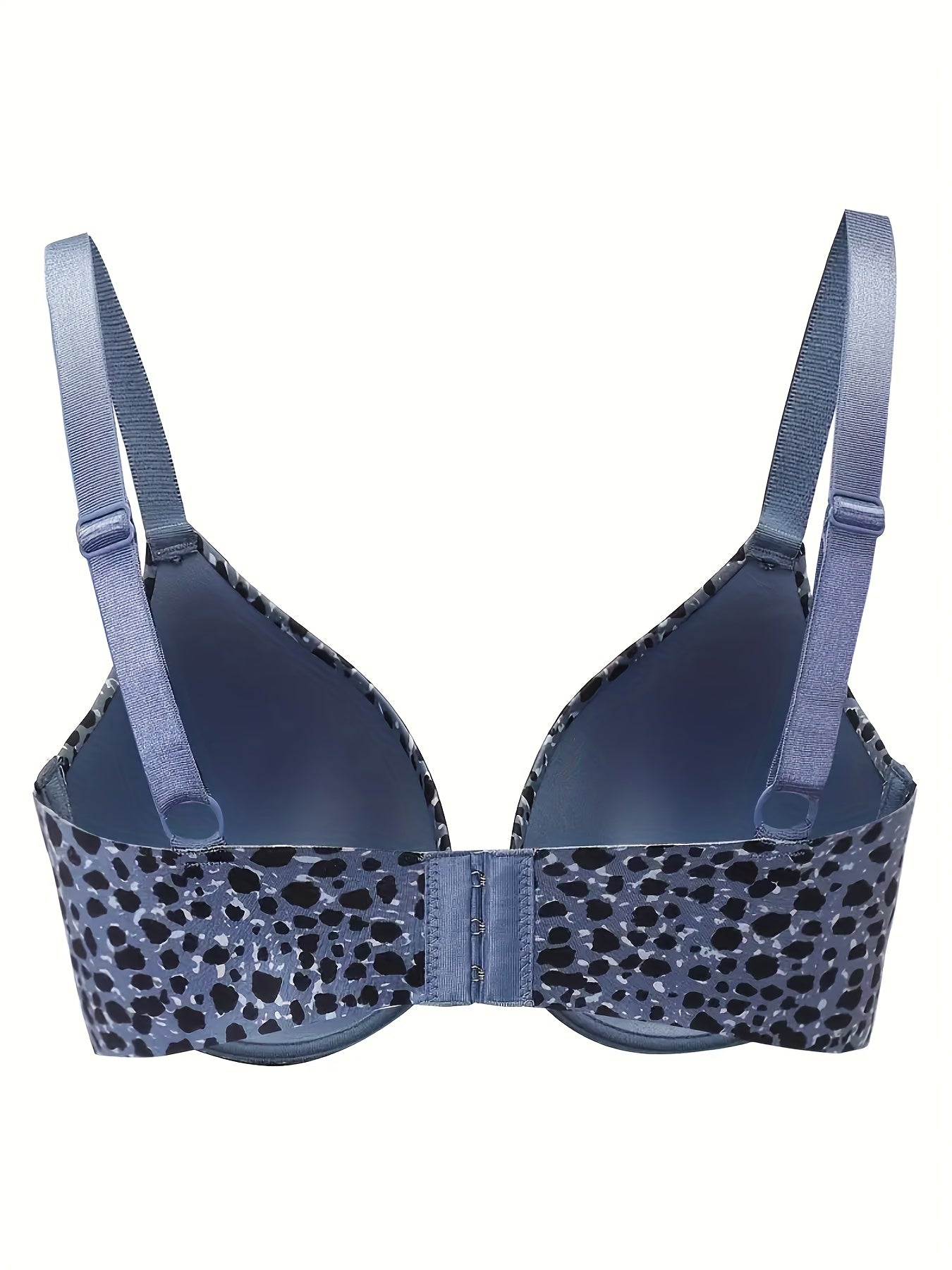 Leopard Print Molded Cup Padded Bra