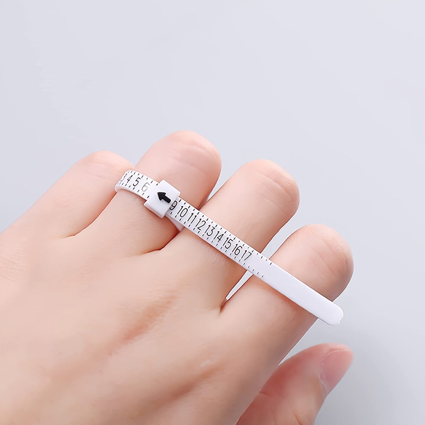 Ring Sizer Reusable Measuring Tool 1-17 Rings Size