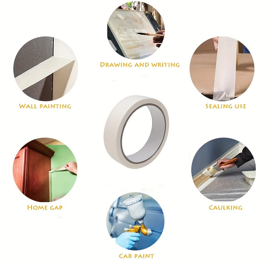20M High Adhesive Textured Paper Tape for Spray Painting & Decoration