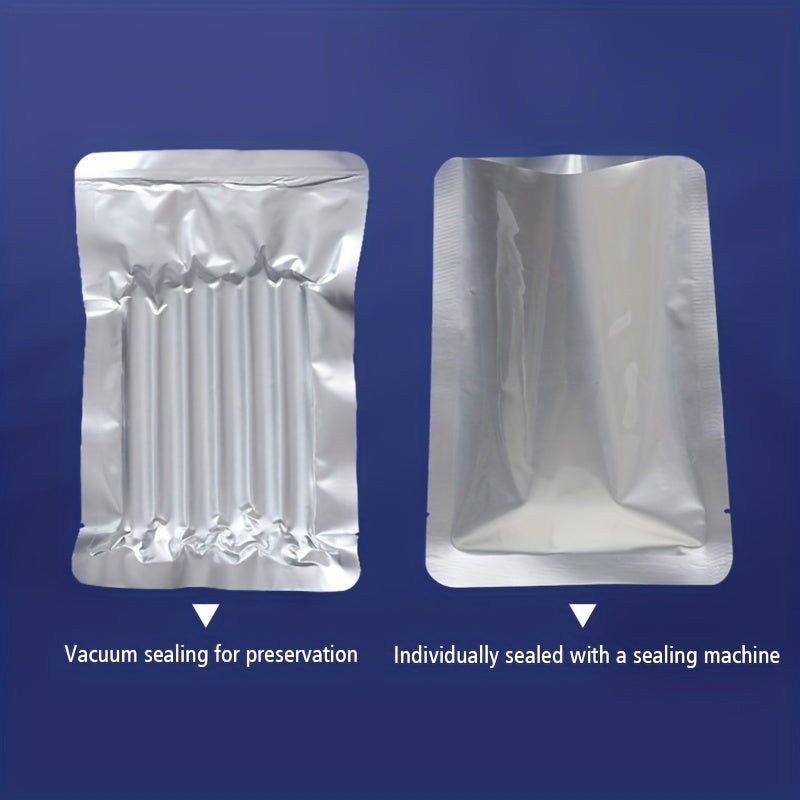 100pcs Puncture resistant Aluminum Bags for Tea Airtight Packaging
