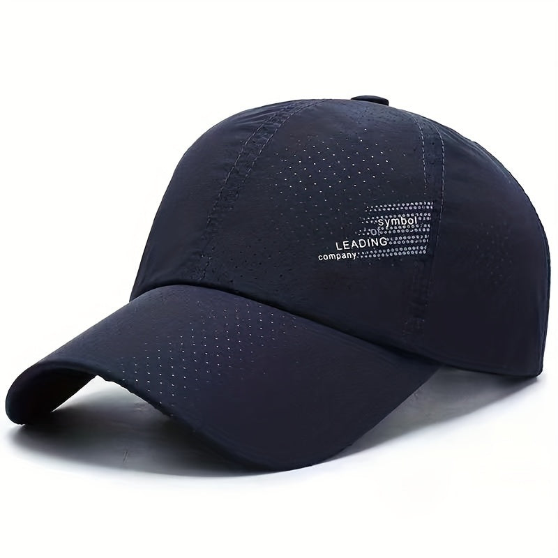 Mens Quick Drying Mesh Sunshade Cap Lightweight Baseball Cap