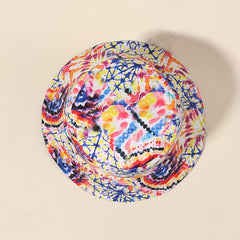 Tie Dye Fisherman Cap Sunscreen Basin Hat