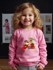 OERYUI Girl Christmas Sweatshirt Crew Neck Long Sleeve Kids