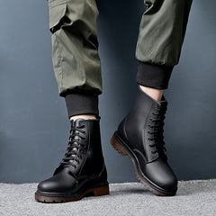 Women's Waterproof Lace Up Rain Boots Comfortable Non slip Outdoor Rain Boots