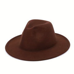 Kids Woolen Retro Jazz Hat for Stage Performance