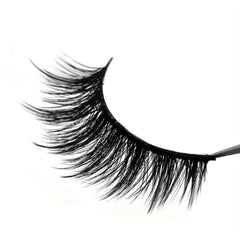 10 Pairs 3D Cat Eye False Eyelashes Faux Mink Lashes Fluffy Strip
