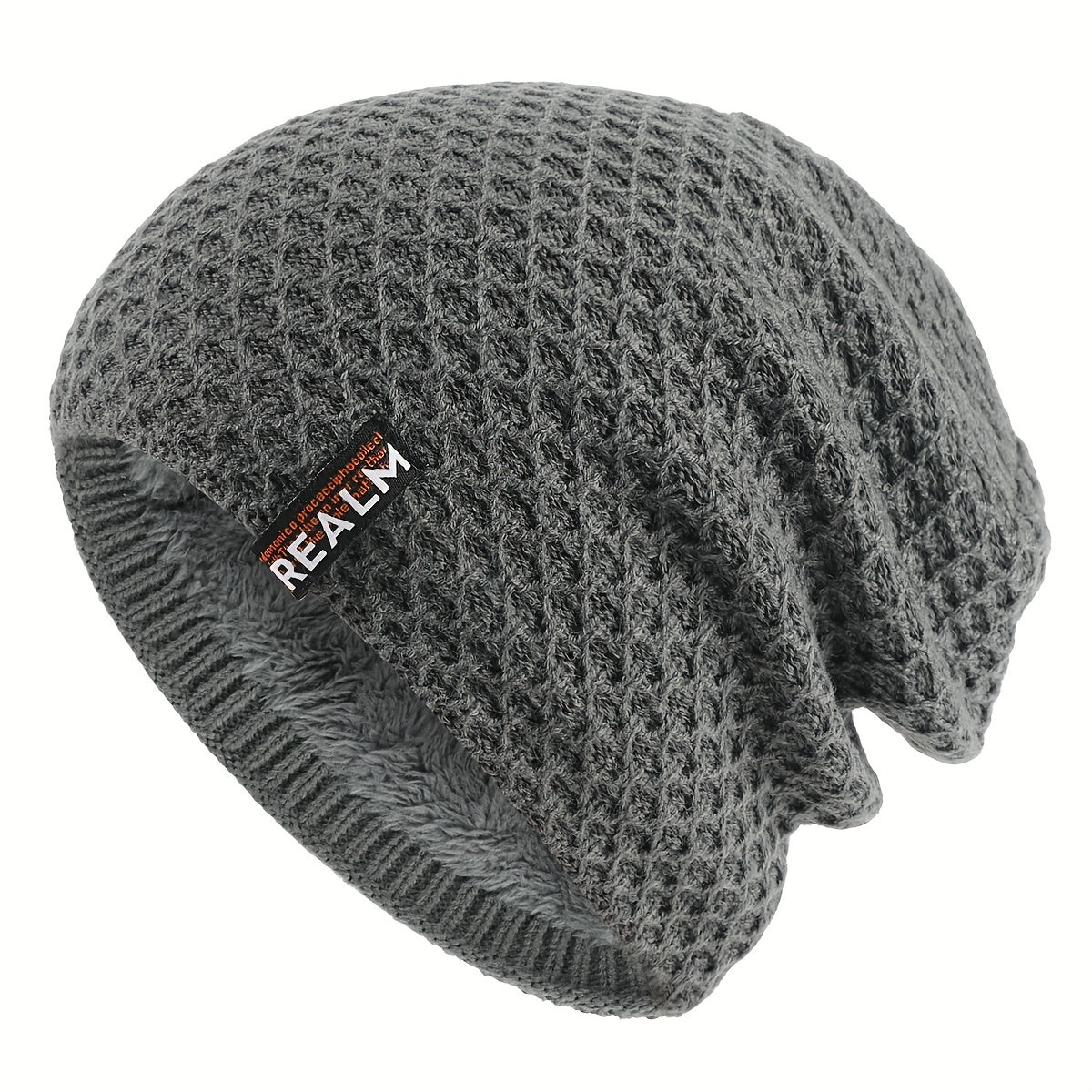 Velvet Woolen Beanie Hat with Ear Protection
