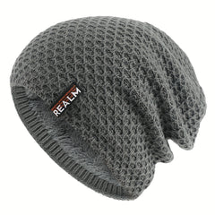 Velvet Woolen Beanie Hat with Ear Protection