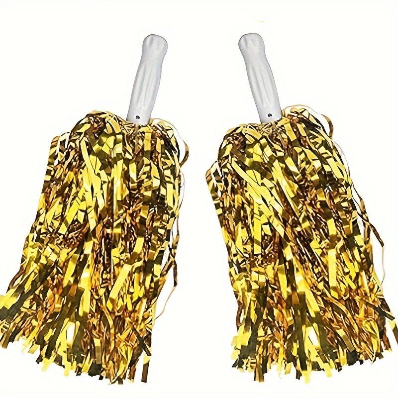 2pcs Cheerleading Pom Poms for Dance Sports Game Party