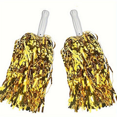 2pcs Cheerleading Pom Poms for Dance Sports Game Party