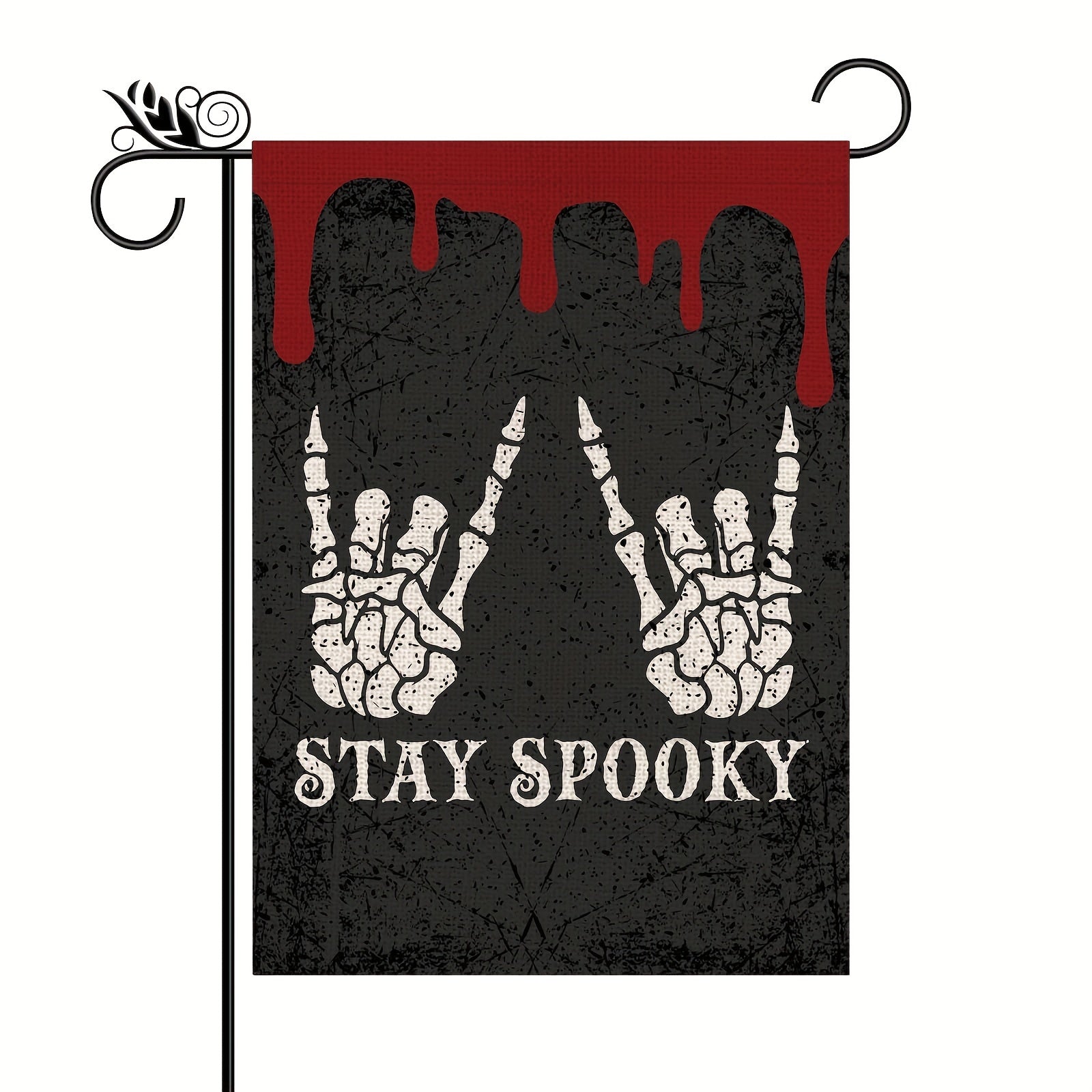 Halloween Garden Flag Stay Spooky Double Sided 12X18 In