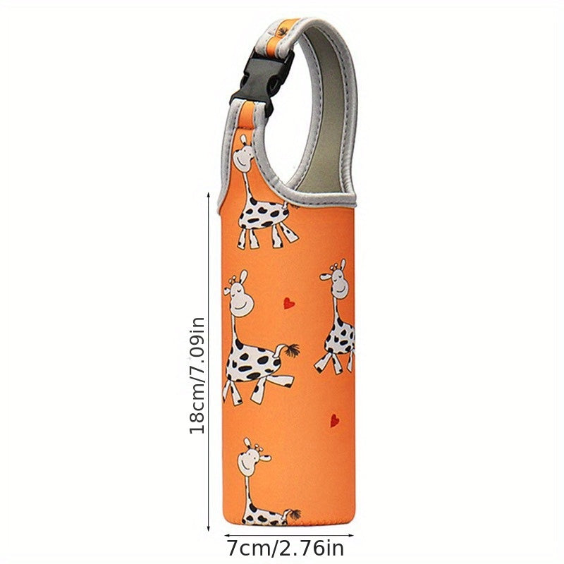 Portable Water Bottle Case with Buckle Handle