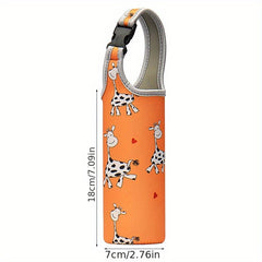 Portable Water Bottle Case with Buckle Handle