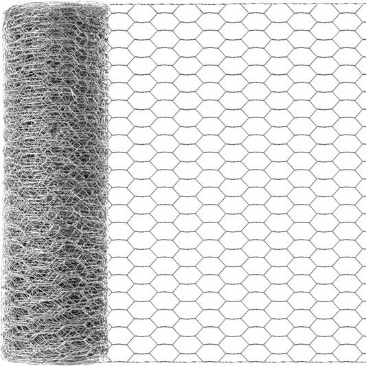 1pc Chicken Wire 34 X 599 Poultry Wire Mesh Galvanized DIY Garden Fence