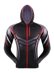 Men's UV Protection Fishing Hoodie Lightweight Sunblock Sport Jacket